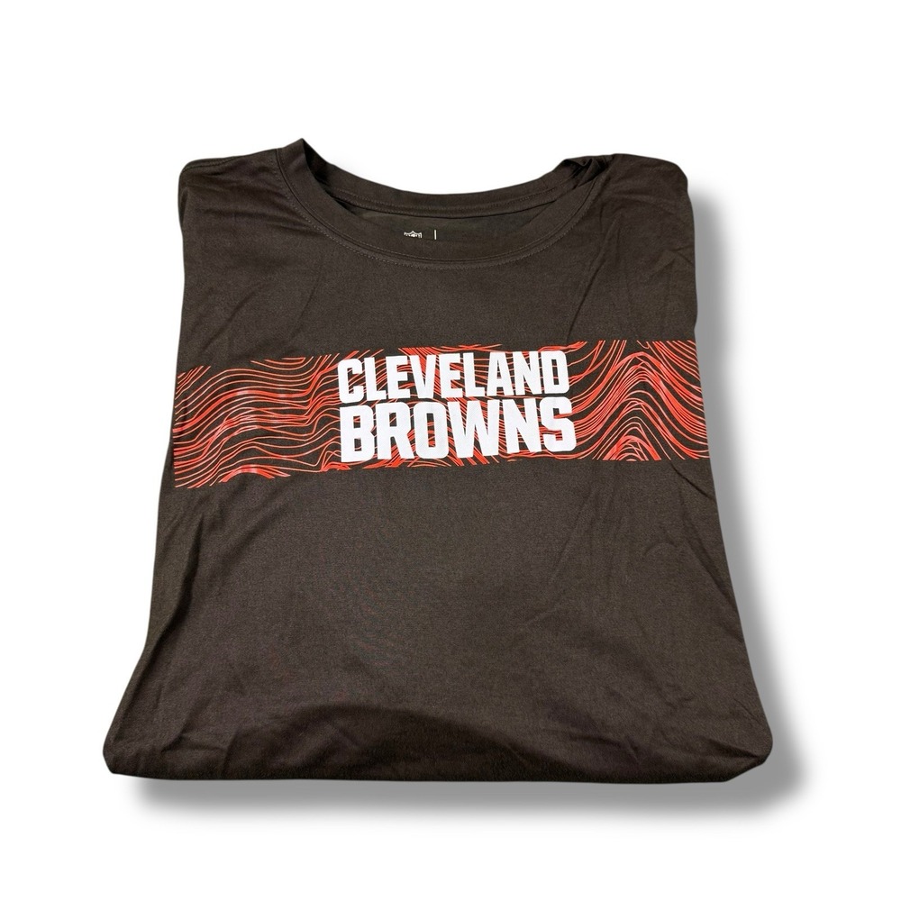 Nike NFL On-Field Cleveland Browns Sideline L/S Athletic Cut Shirt Mens 2XL EUC